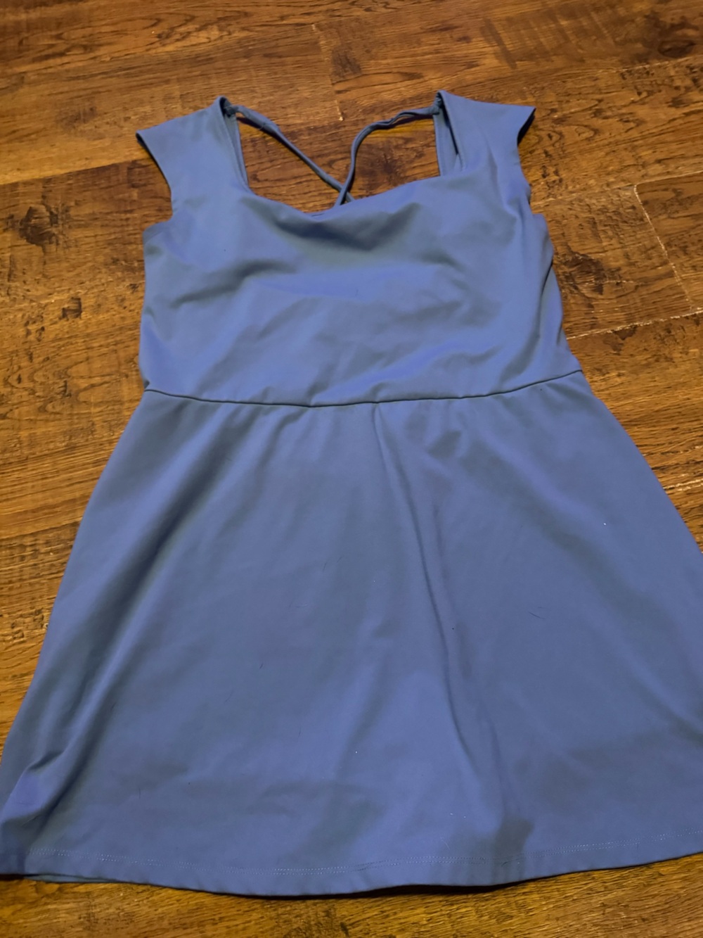 Wild fable XL butter bliss light blue romper dress skort dress